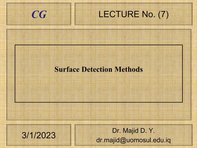 7-Surface Detection Methods.ppt