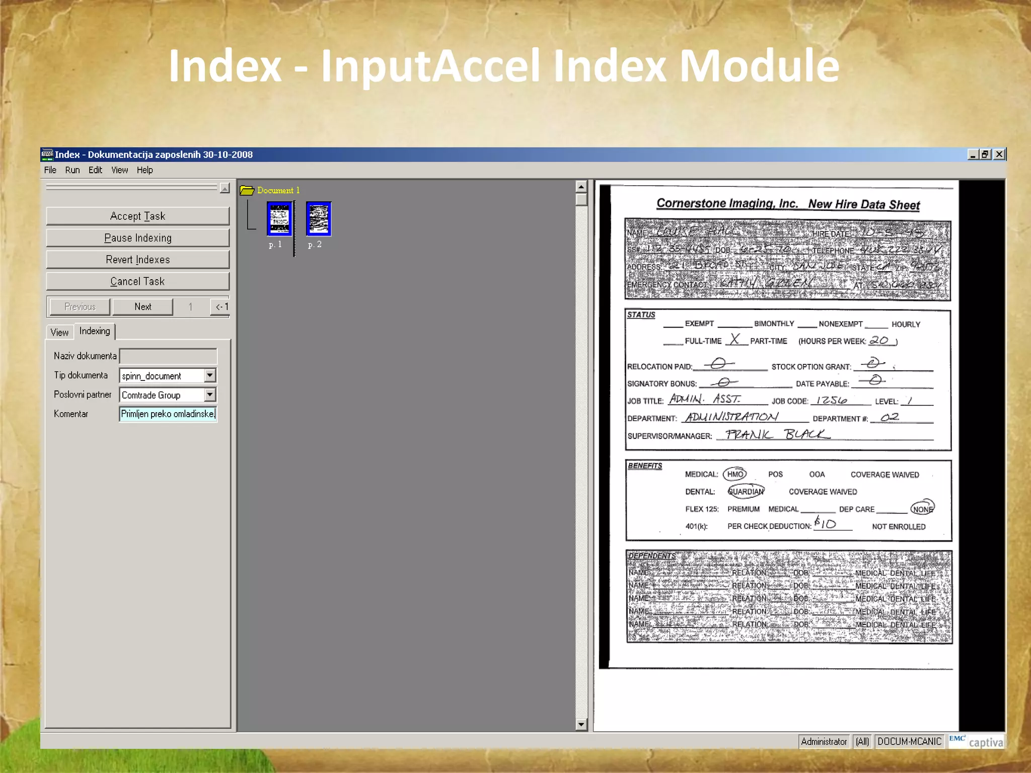EMC Documentum & Captiva