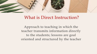 Effective Direct Instruction Techniques for Enhanced Learning Outcomes ...