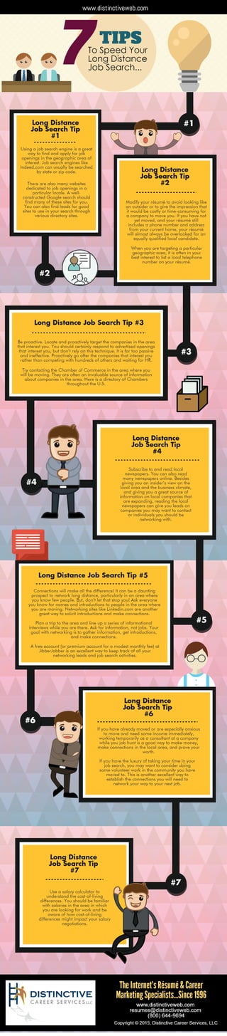 7 Tips To Speed Your Long Distance Job Search