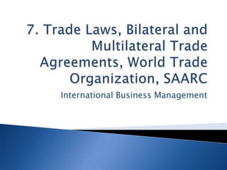 International Business Management
 
