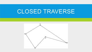 CLOSED TRAVERSE
 