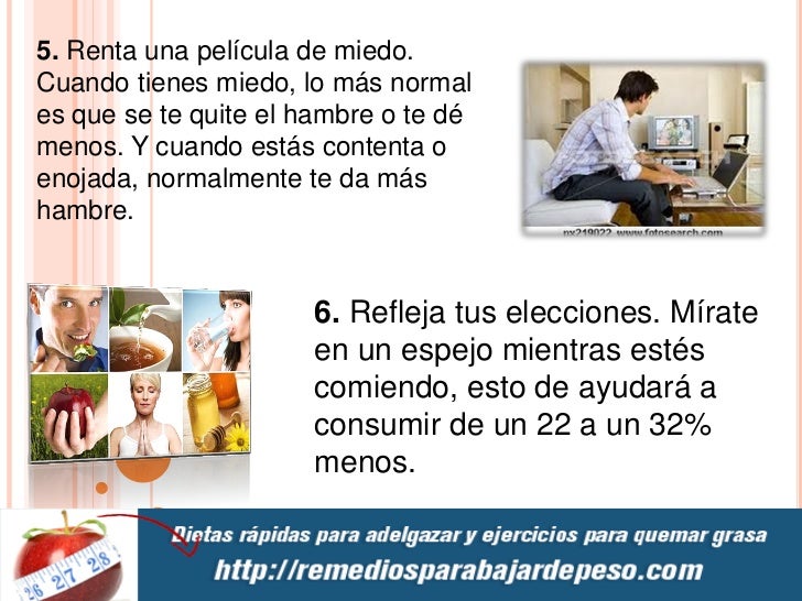 trucos para bajar de peso en una semana trucos para bajar de peso en una semana