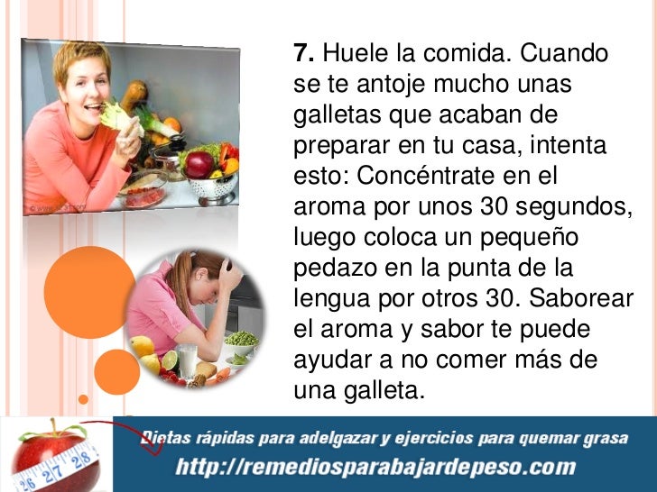 trucos para bajar de peso en una semana trucos para bajar de peso en una semana