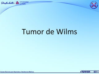 Tumor de Wilms
 