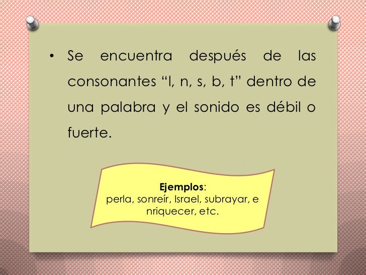 7 Uso De La R Y Rr 7 Uso De La R Y Rr