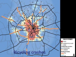 –10
Bicycling crashes
 