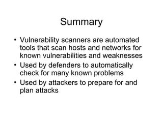 Comprehensive Guide to Vulnerability Scanning and Security Tools in ...