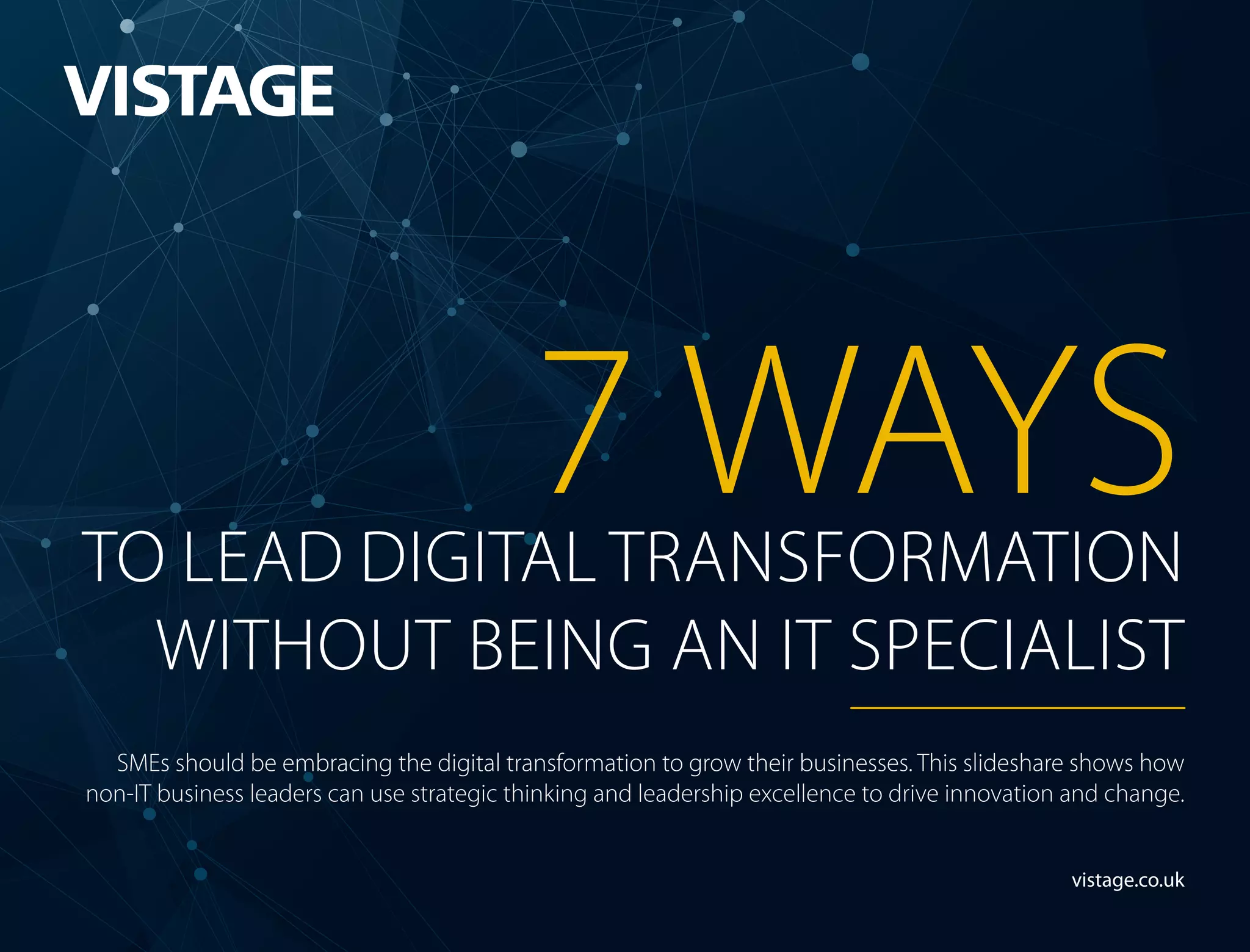 7 Ways to Lead Digital Transformation Without Being an IT Specialist | PDF