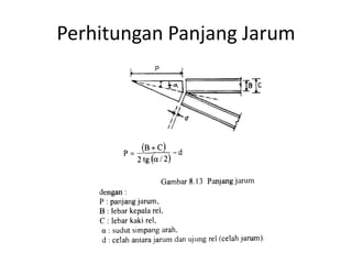 Perhitungan Panjang Jarum 
 