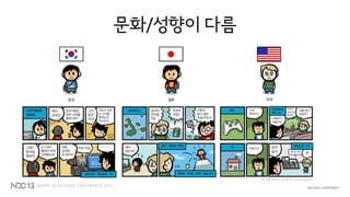 문화/성향이 다름
“국가별 게이머 종족특성” by onesound
 