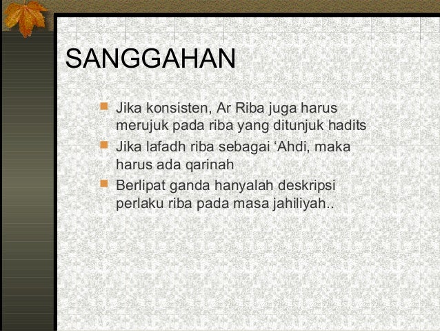 70 riba dan bunga dalam ISLAM 70 riba dan bunga dalam ISLAM