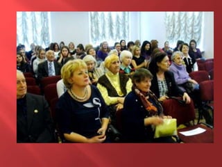 Награждение жителей марьиной рощи памятным знаком "В честь 70 летия полного освобождения Ленинграда от фашистской блокады"