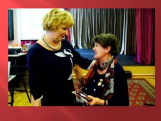 Награждение жителей марьиной рощи памятным знаком "В честь 70 летия полного освобождения Ленинграда от фашистской блокады"