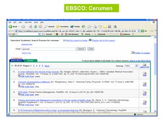 24
EBSCO: Cerumen
 