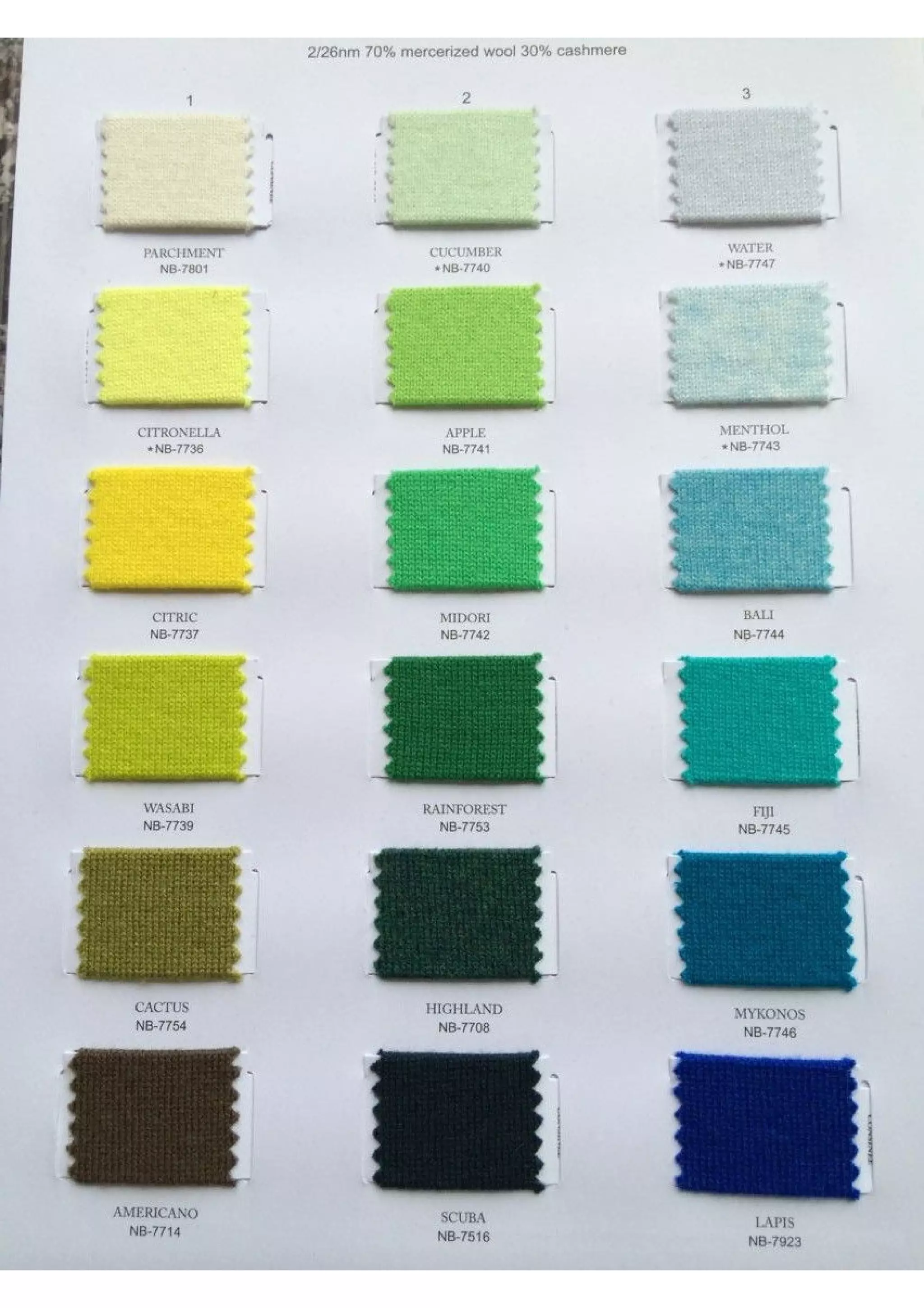 COLOR CARD - CONSINEE | PDF