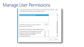 Manage User Permissions
 
