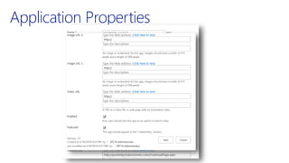 Application Properties
 