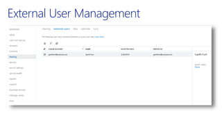 External User Management
 