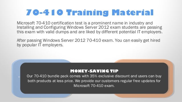 Exam 70 410 Test Pdf Questions Training Material And 70 410 Practice Exam 70 410 Test Pdf Questions Training Material And 70 410 Practice