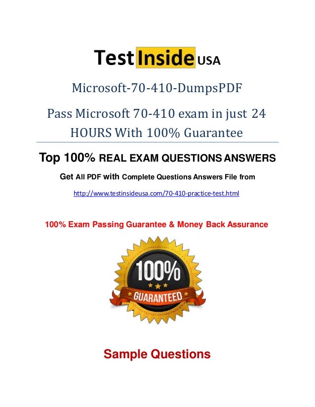 70 410 Exam Questions 70 410 Exam Questions