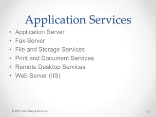 Windows server basics installation and configuration and | PPTX