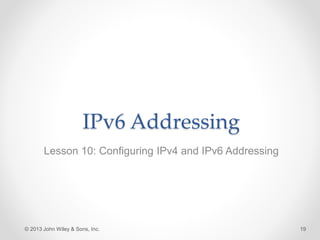 Configuring IPv4 and IPv6 Addressing to STEM | PPTX