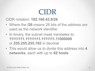 Cider Address Configuring IPv4 and IPv6 Addressing to STEM | PPTX
