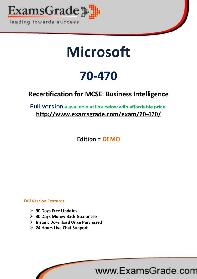 A00-470 Exam
