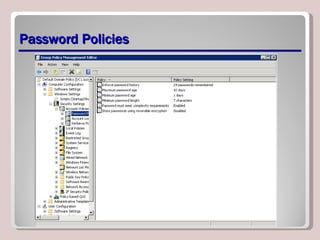Password Policies 