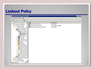 Lockout Policy 