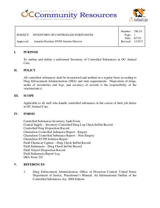 700 24 inventory of controlled substances dea form 222
