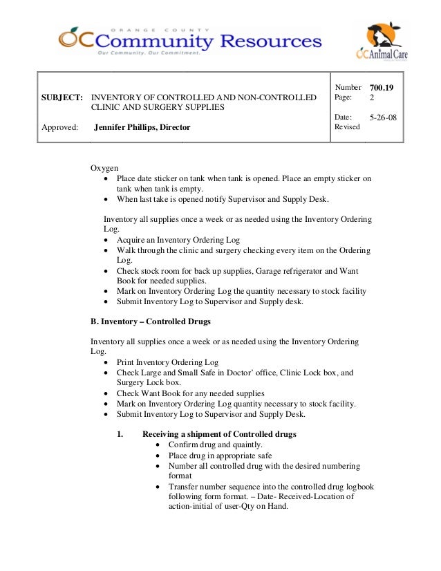 inventory log book