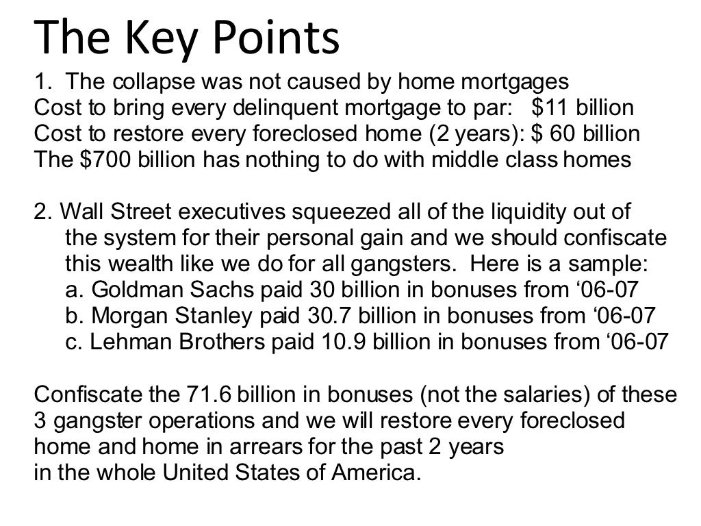 The Key Points 1. The