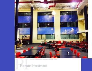 PIPioneer Investment
214”x 89” top and bottom sky panels printed inkjet on SAV.
 