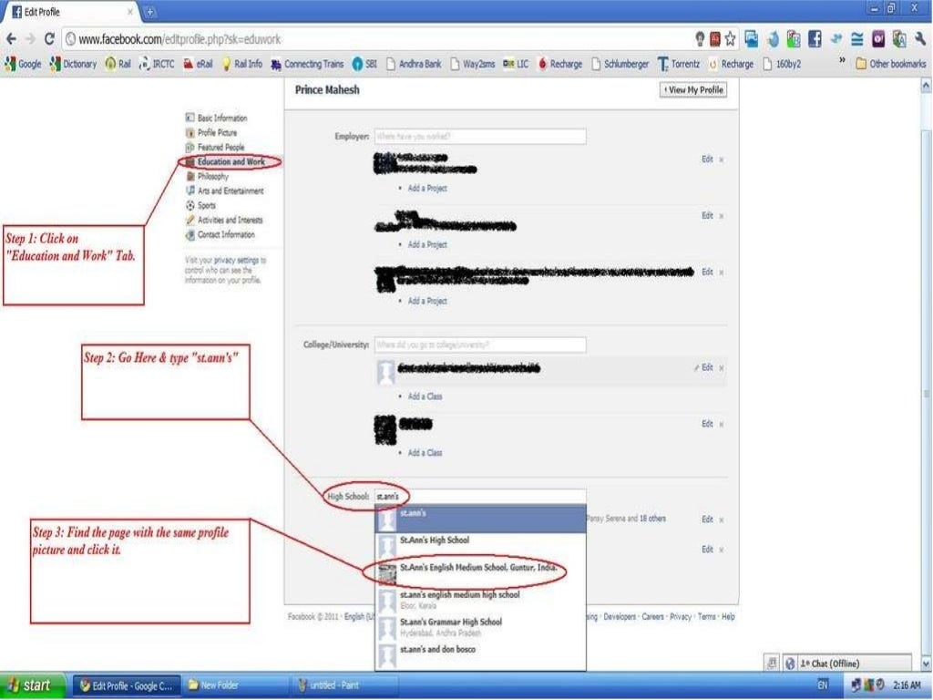 How to Add School Page to Facebook Profile