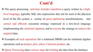 Ch-2-Query-Process.pptx advanced database | PPTX
