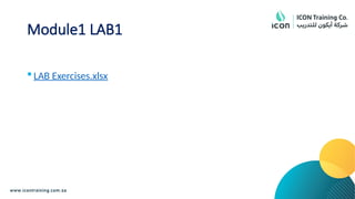 Module1 LAB1
 LAB Exercises.xlsx
 