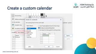 Create a custom calendar
 
