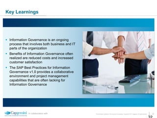 Information Governance: Reducing Costs and Increasing Customer ...
