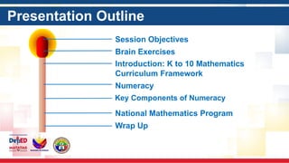 Numeracy Components 700774364-Mathematics-for-All-the-Role-of-Numeracy-in-National-Math ...