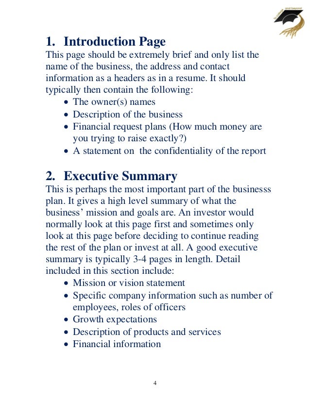 1 Page Business Plan Sample Master Of Template Document 1 Page Business Plan Sample Master Of Template Document