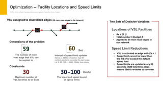 Highway traffic optimization by variable speed limits | PPTX