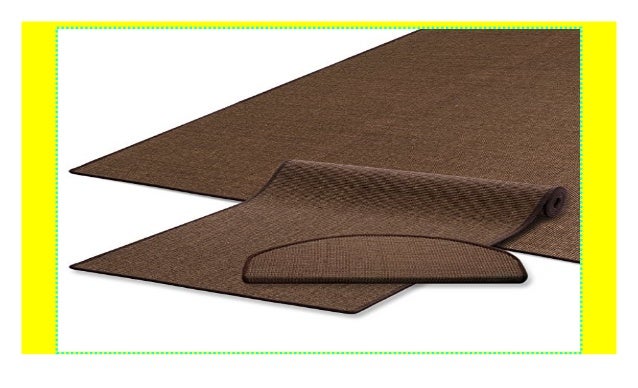 Casa Pura Sisal Teppich Laufer Uni Braun Naturfaser Qualitatsp