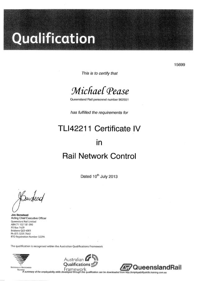 Certificate IV Rail Network.PDF