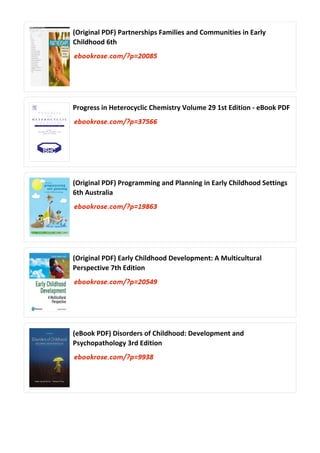 Comprehensive Guide to Childhood Development: Theories, Stages, and ...
