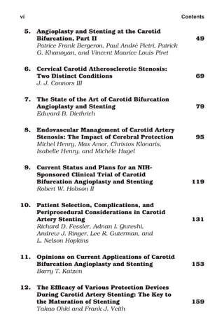 Current Status of Carotid Bifurcation Angioplasty and Stenting 1st ...