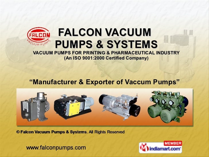 Falcon Vacuum Pumps & Systems Faridabad India