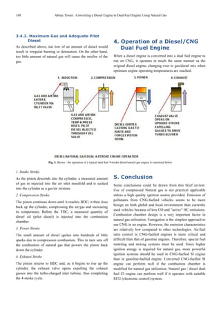 Converting a Diesel Engine to Dual-Fuel Engine Using Natural Gas | PDF