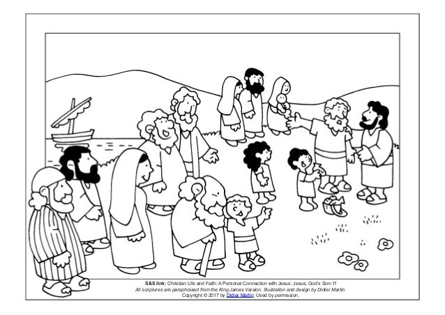 Download Coloring Page: Meals with Jesus: Feeding the Multitudes